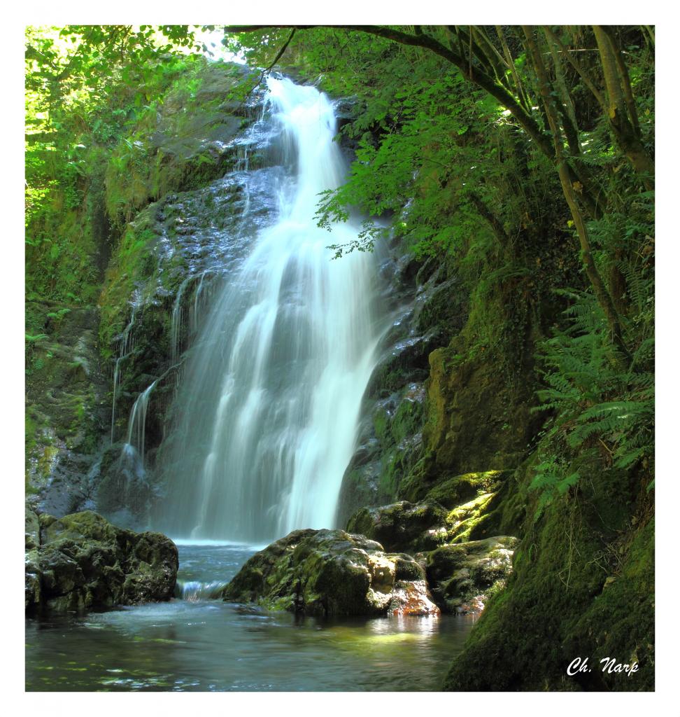 Cascade d'Erratzu, petit village du pays basque.