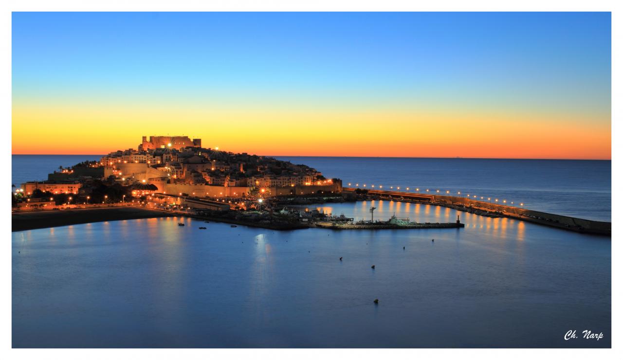 Peniscola fort (sud est de l'espagne).